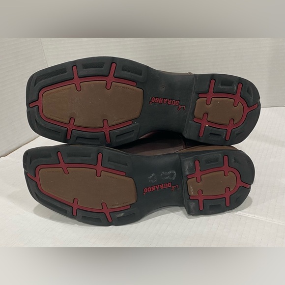 Durango Kids Texas Flag Western Square Toe Boots Size 5 - Picture 7 of 7